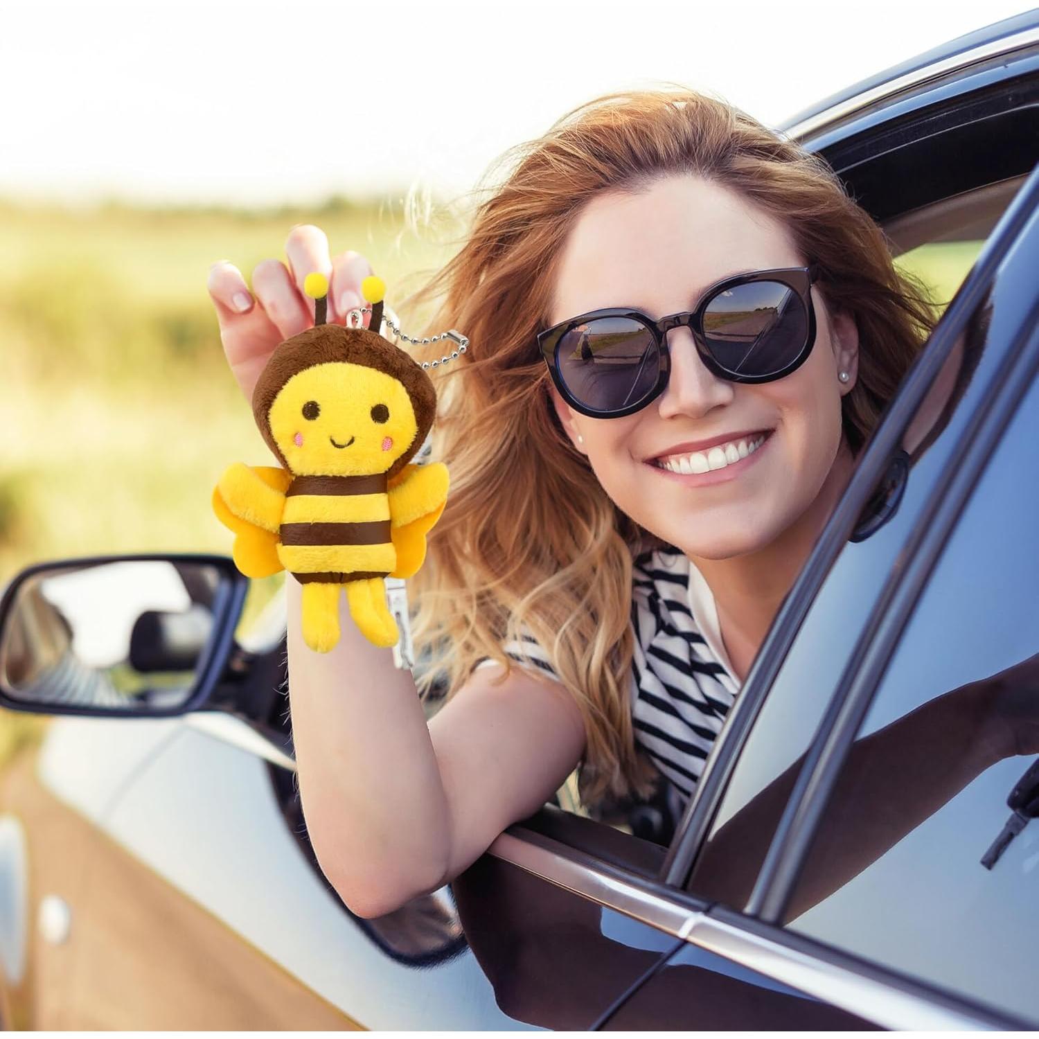 Juguetes de Peluche Abeja Rellenos 12 cm - Paquete de 26