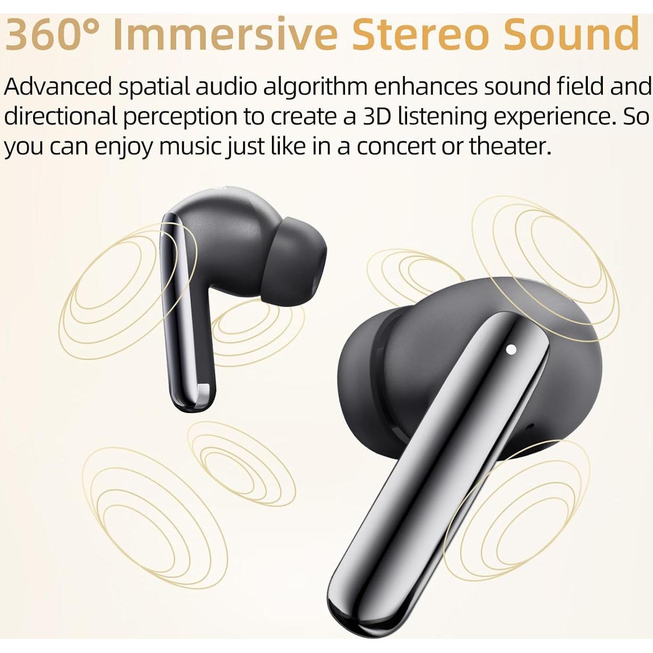 Auriculares Inalámbricos QCY MeloBuds Pro ANC 34H Bluetooth 5.3