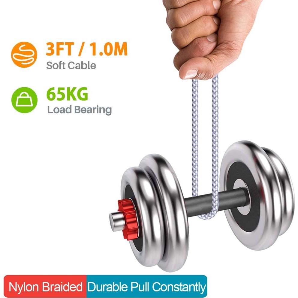 Cable USB C a USB C 60W TAKAGI 0.91m Carga Rápida 3 Pack