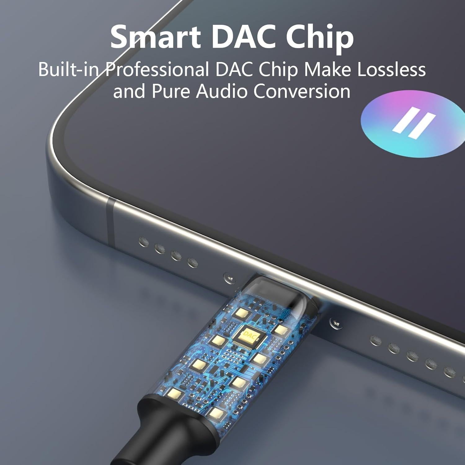 Adaptador USB C a 3.5mm DESOFICON - Paquete de 2, Audio Hi-Fi