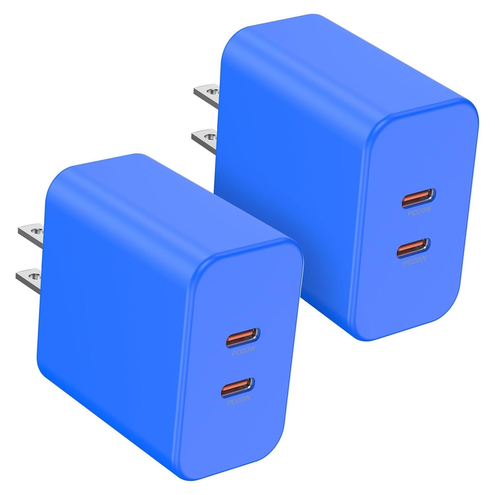 Cargador Dual USB C 40W Susnwere - Adaptador Rápido 2 Puertos