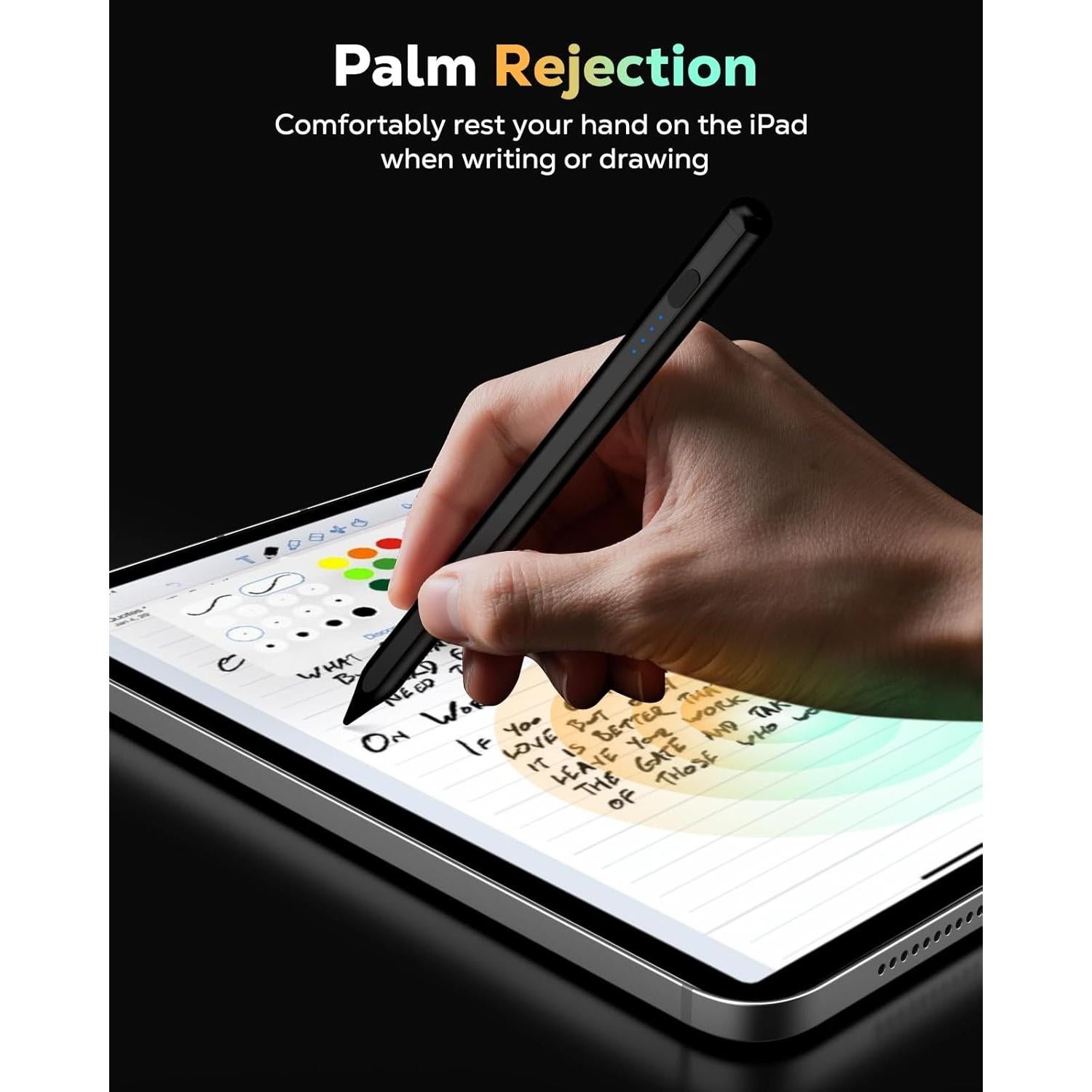 Lápiz Estilográfico MoKo para iPad A16 11"/10" Gen, Carga Rápida