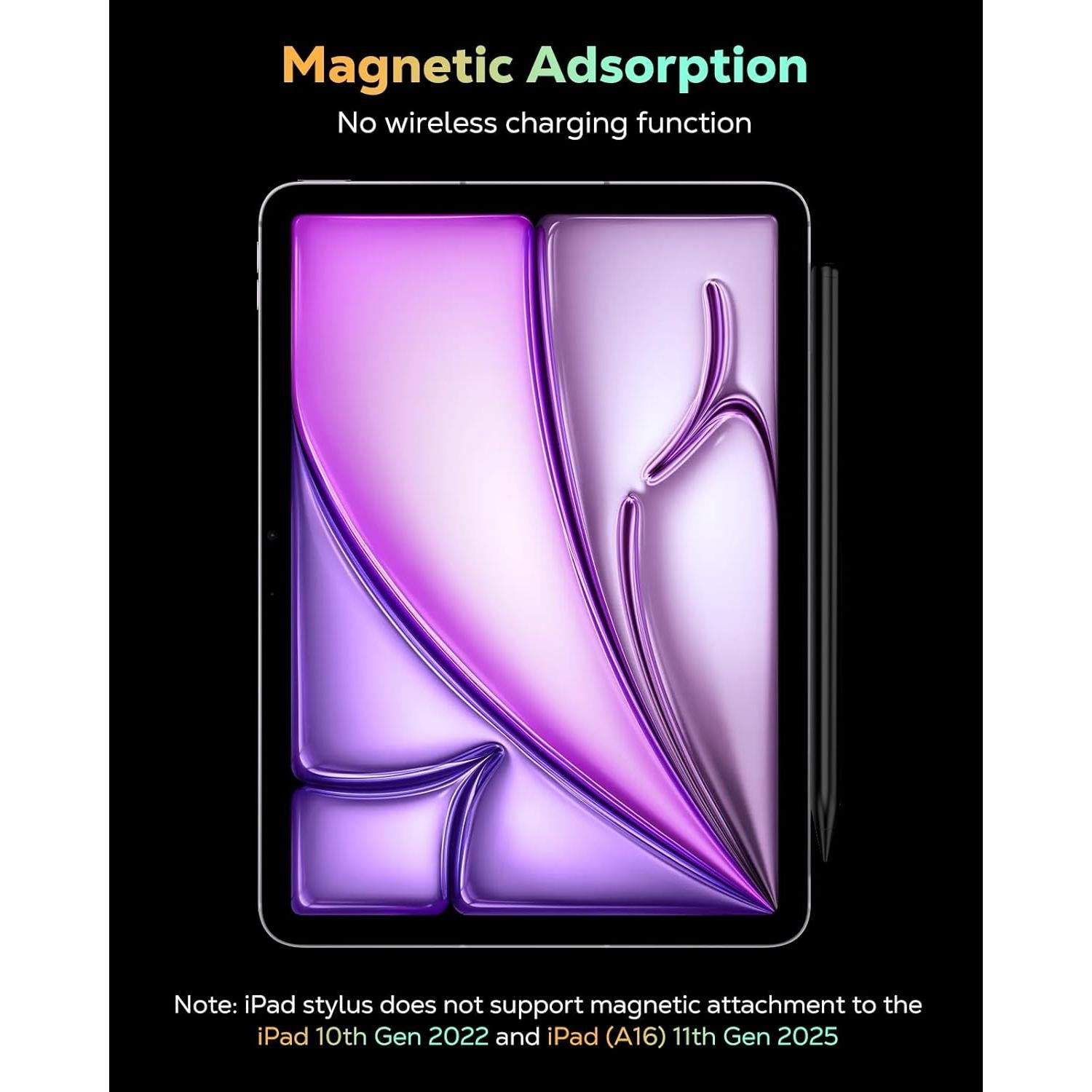 Lápiz Estilográfico MoKo para iPad A16 11"/10" Gen, Carga Rápida