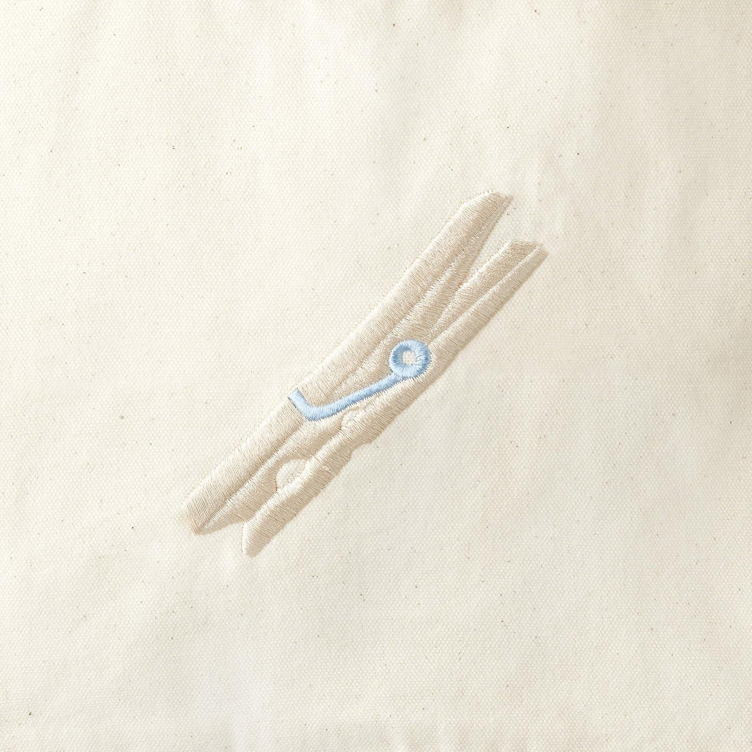 Bolsa de Pinzas de Ropa de Lona Whitmor - 200 Pinzas