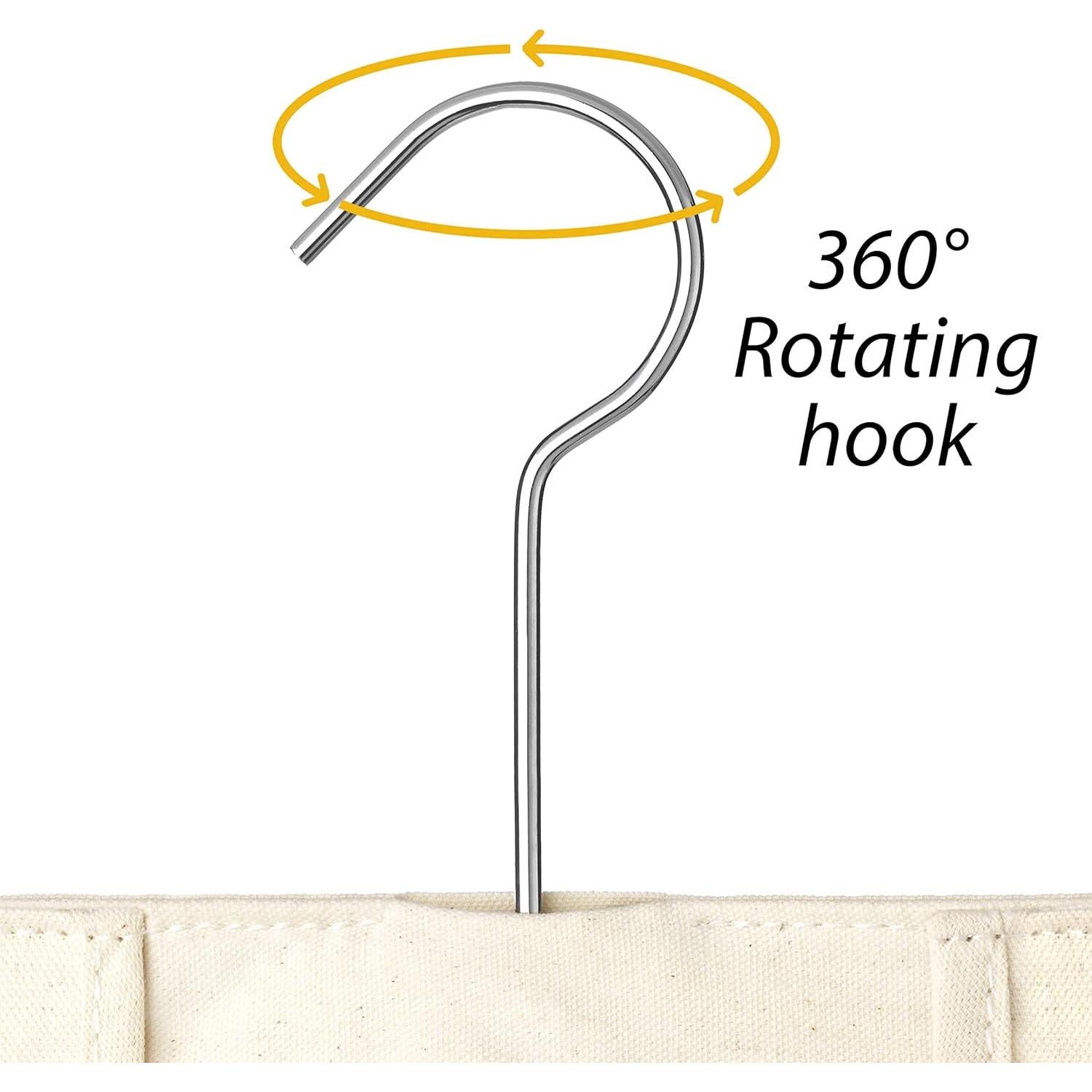 Bolsa de Pinzas de Ropa de Lona Whitmor - 200 Pinzas