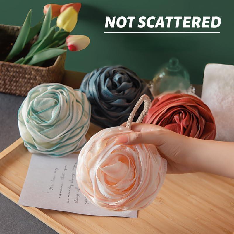 Esponja de Lufa Exfoliante SINGEWOW 75g 2Pcs Rosa y Azul