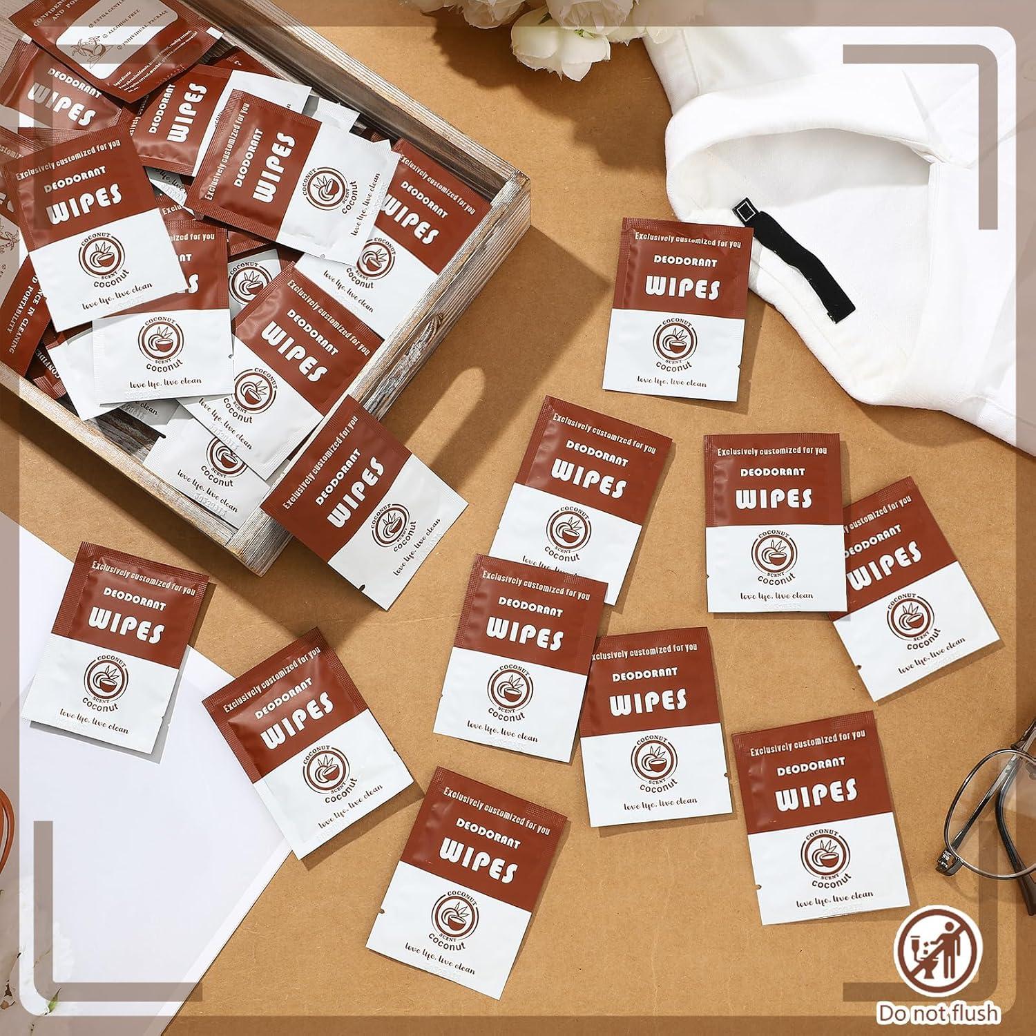 Toallitas Desodorantes Timgle 200 Piezas Viaje Cuerpo Axila