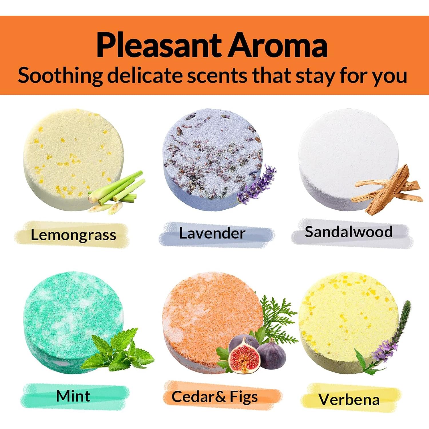 Pastillas de Ducha Aromaterapia Lagunamoon - 6 Piezas