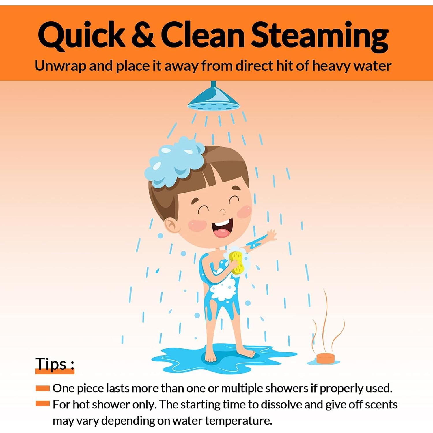 Pastillas de Ducha Aromaterapia Lagunamoon - 6 Piezas