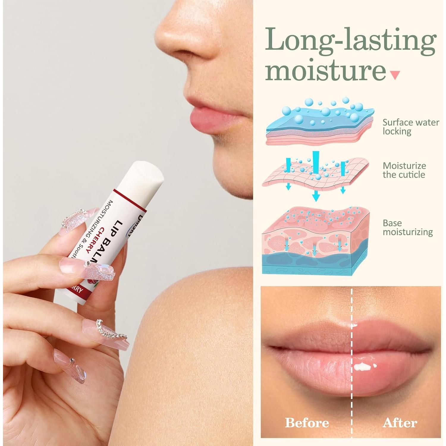 Bálsamo Labial Dmsky 100% Natural Hidratante 20 Sabores