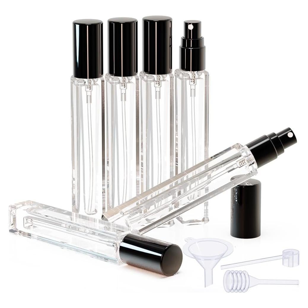 Botellas de Spray de Vidrio Mini Jagolain 10ml Paquete de 6