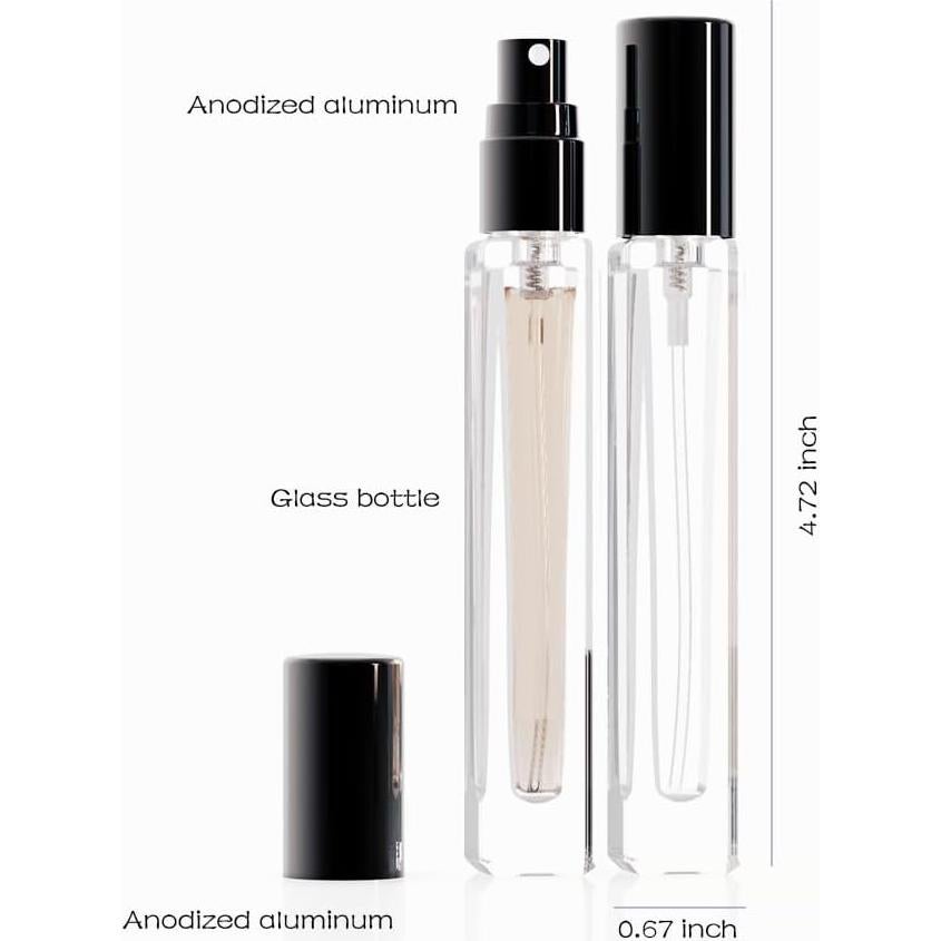 Botellas de Spray de Vidrio Mini Jagolain 10ml Paquete de 6