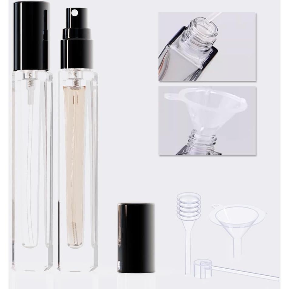 Botellas de Spray de Vidrio Mini Jagolain 10ml Paquete de 6