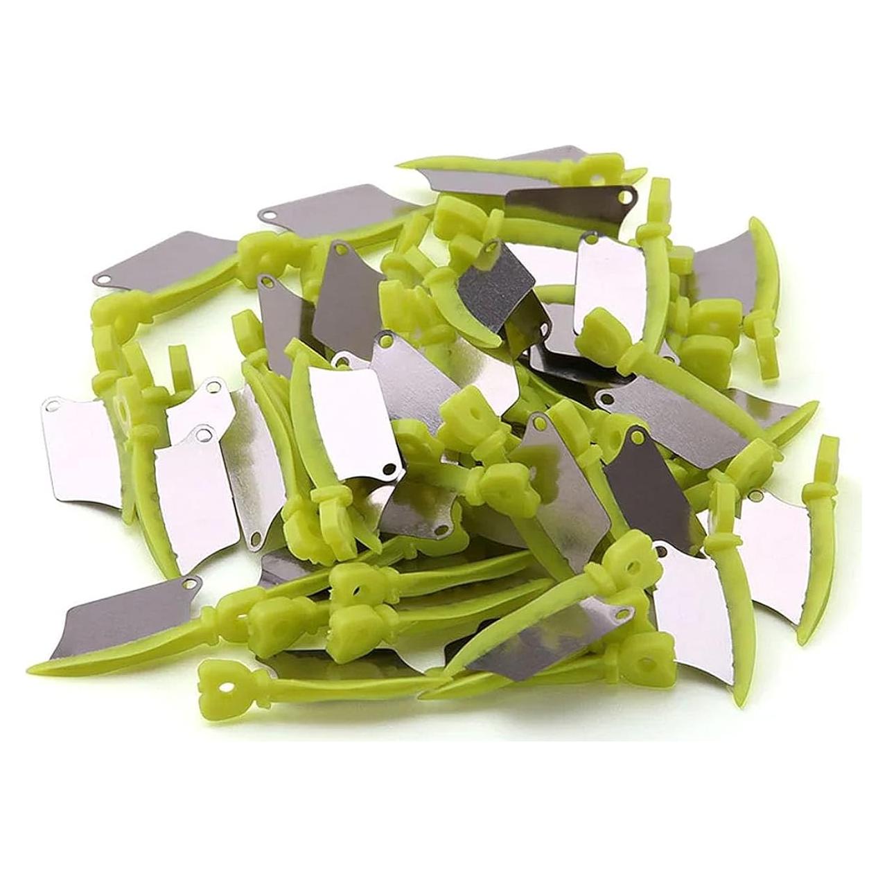 Protector de Cuña Dental LA MIERE 40 Pcs Pequeño Verde
