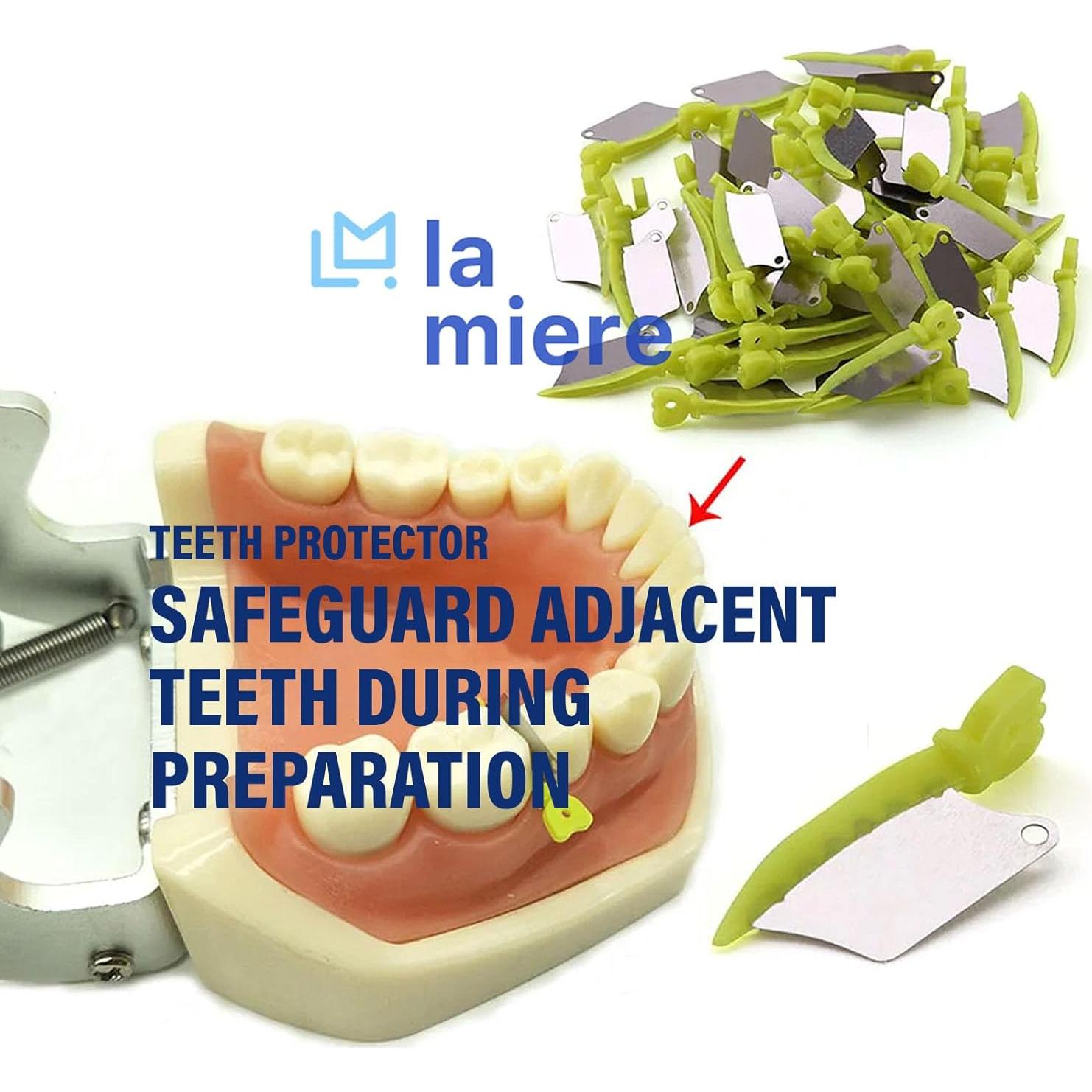 Protector de Cuña Dental LA MIERE 40 Pcs Pequeño Verde