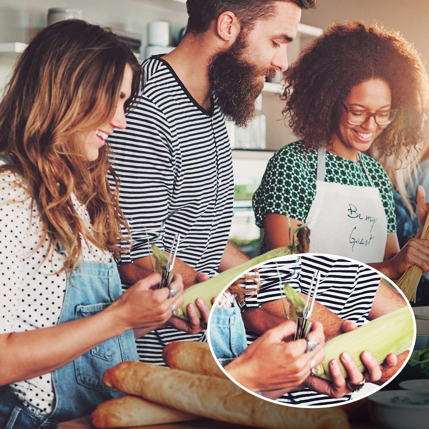 Peladores de Frutas y Verduras Mudder 5 Piezas Acero Inoxidable