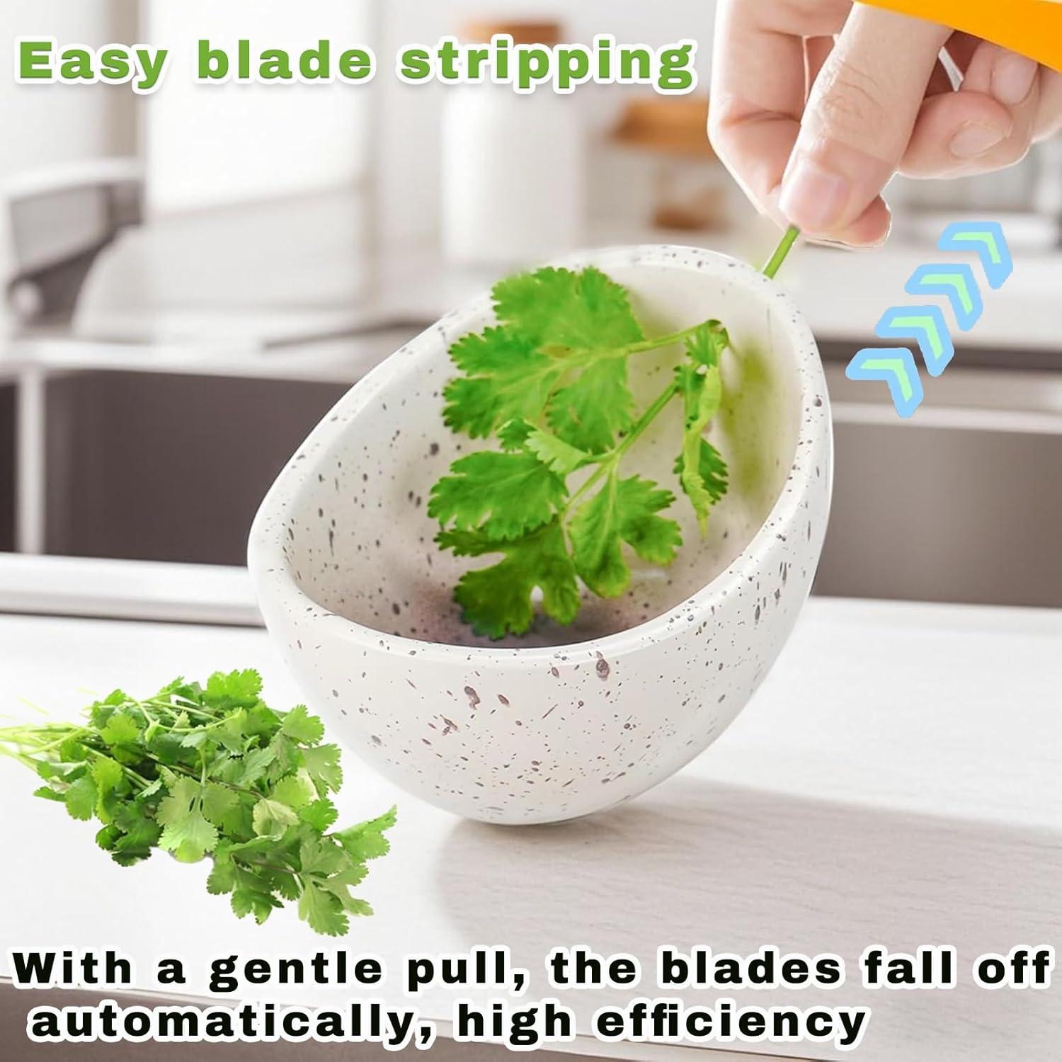 Tazón Deshojador de Hierbas de Cerámica NKFSS002 Blanco