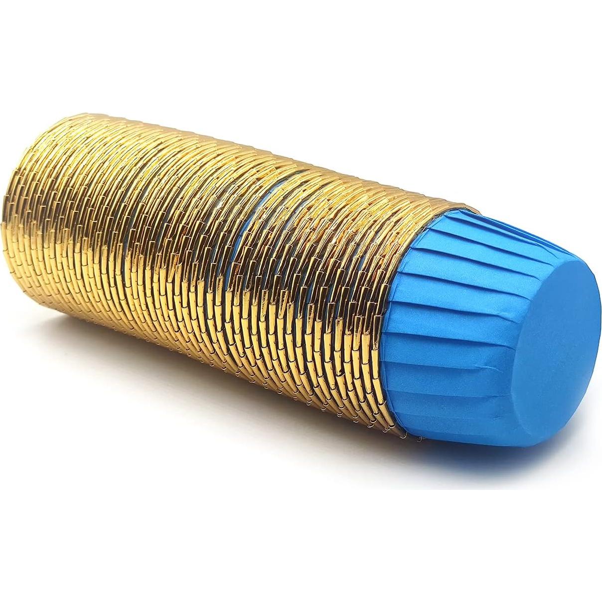 Forros de Muffin Desechables Mombake Azul 50 Unidades 50mm