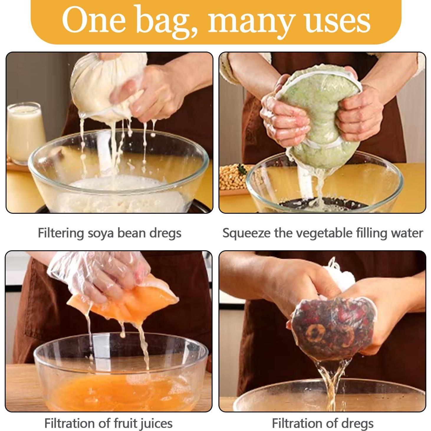 Bolsa de Tela para Colar Leche de Nueces Slodki - 3 Unidades S