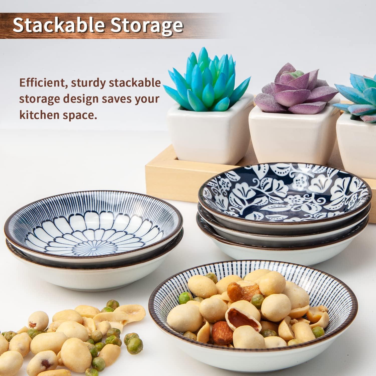 Set de 6 Tazones de Cerámica Eisinly para Dipping 10 cm