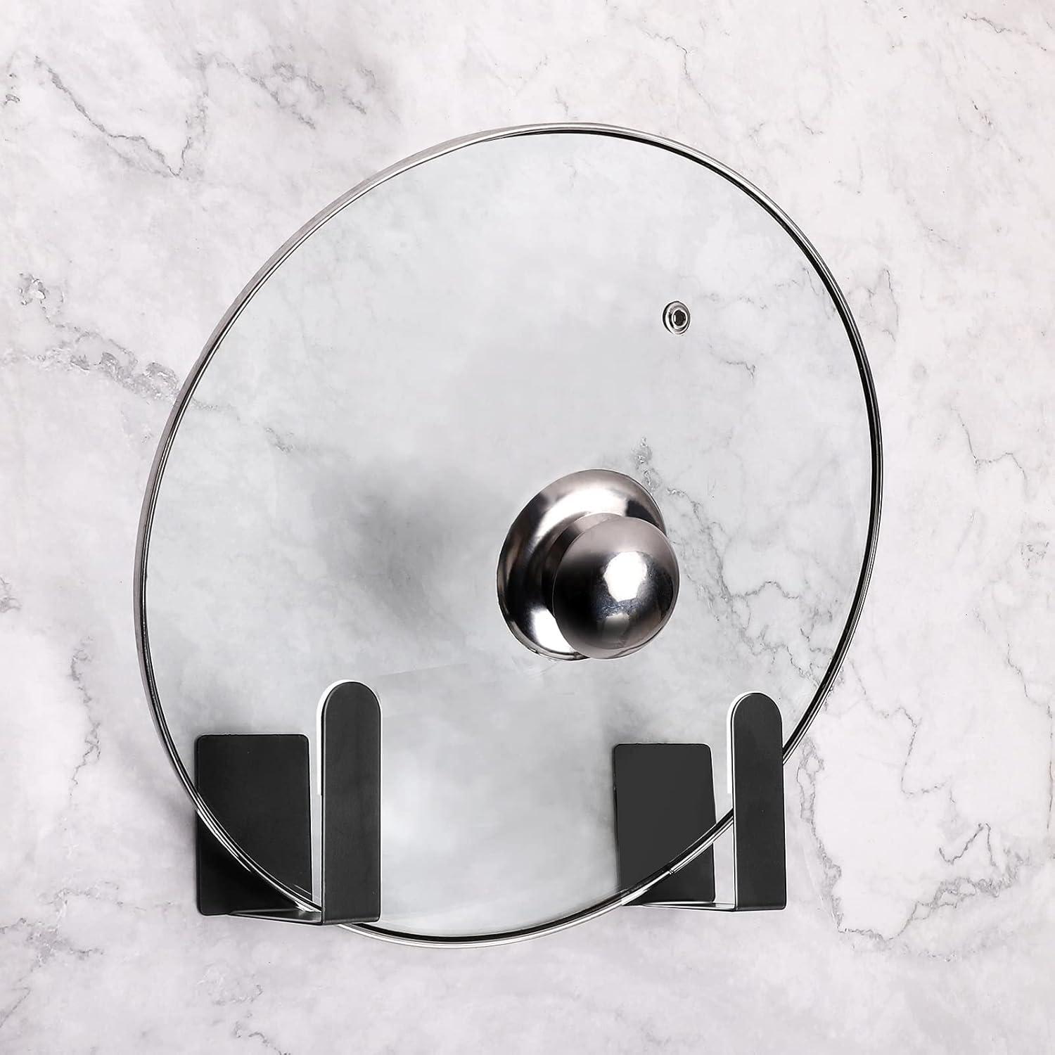 Soporte para tapa de olla YURINJEE acero inoxidable ajustable