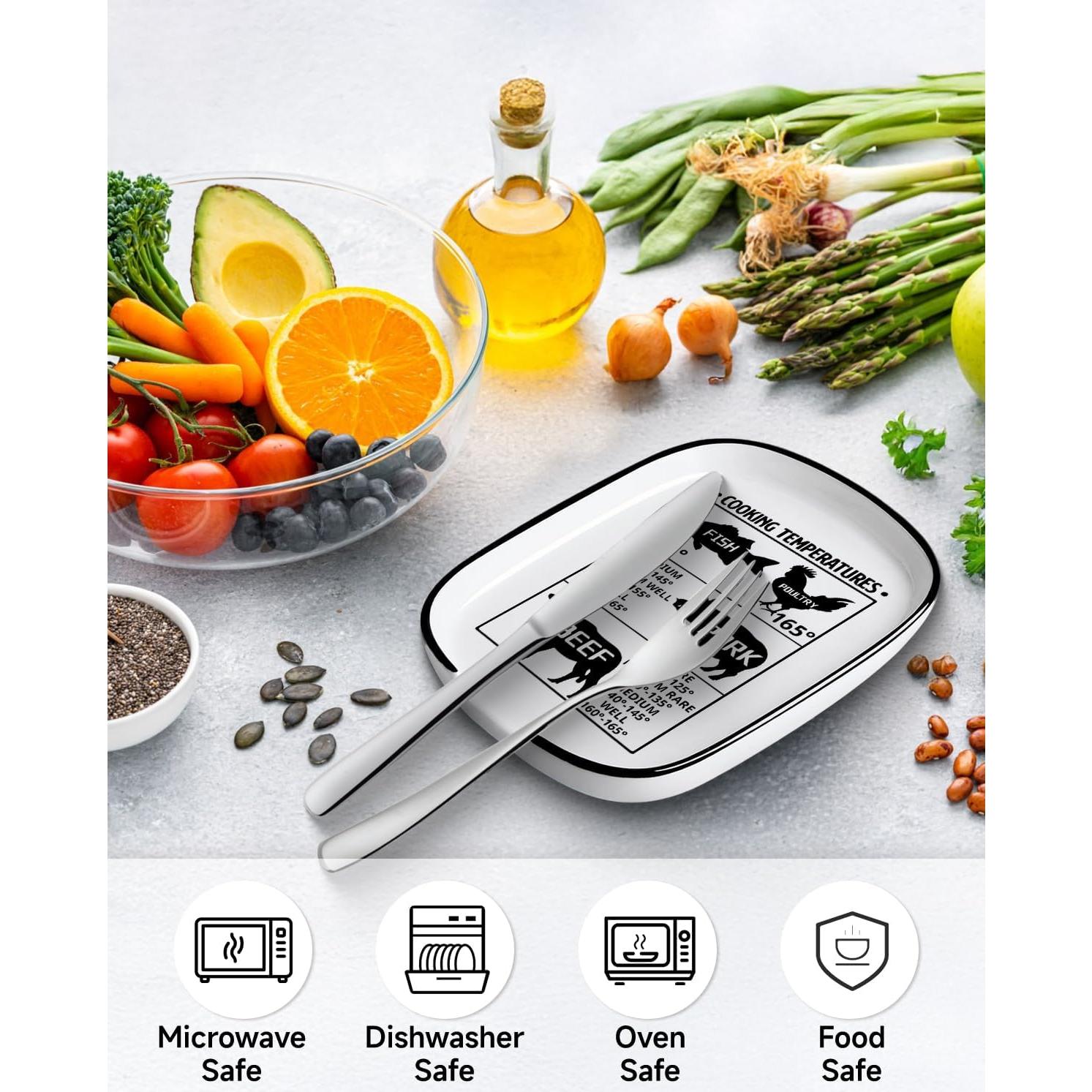 Soporte de Cerámica para Cucharas MBRUH 14.7x11.4cm Estilo Granja