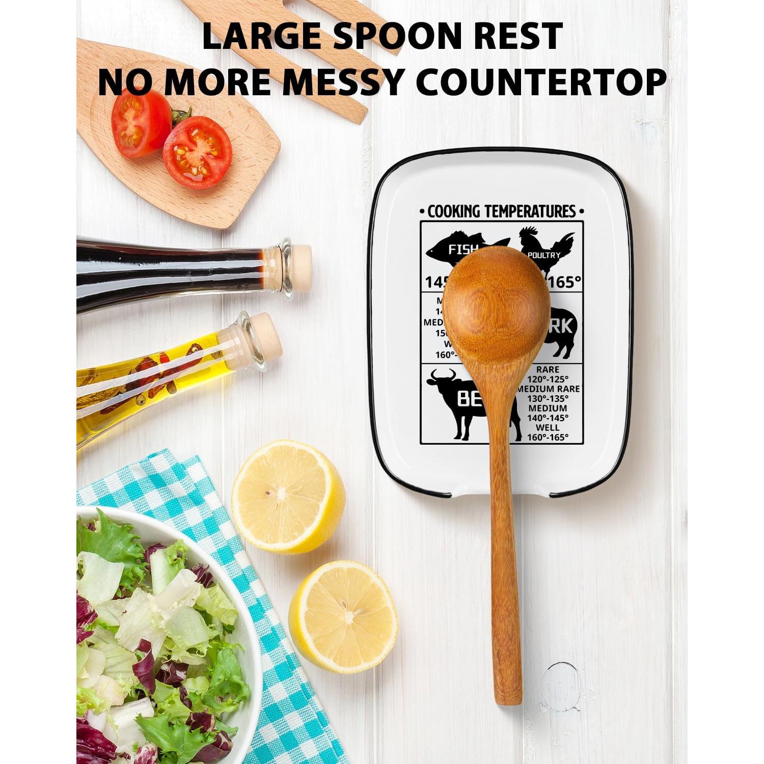 Soporte de Cerámica para Cucharas MBRUH 14.7x11.4cm Estilo Granja