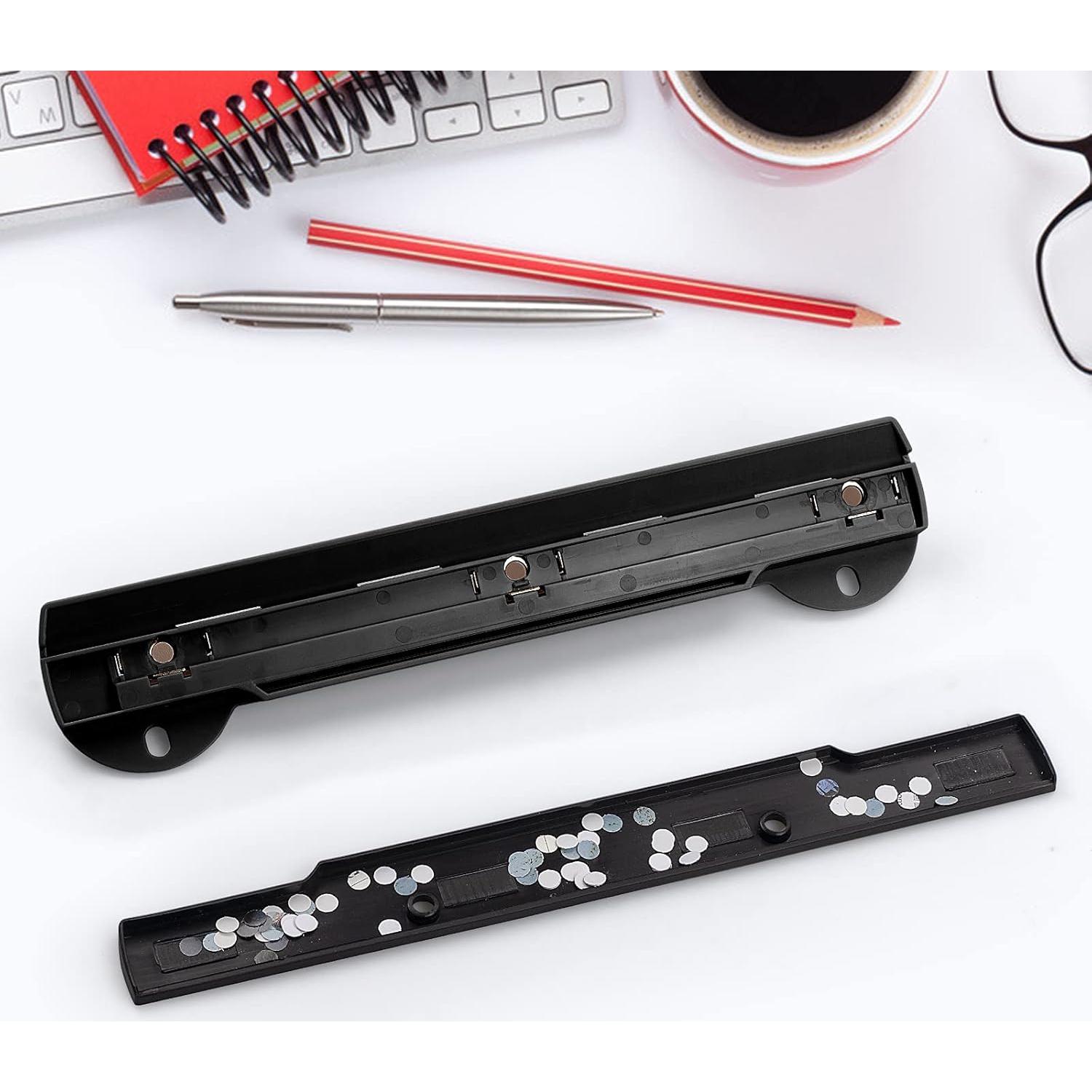 Perforadora de 3 Agujeros Eagle, Portátil, Capacidad 5 Hojas