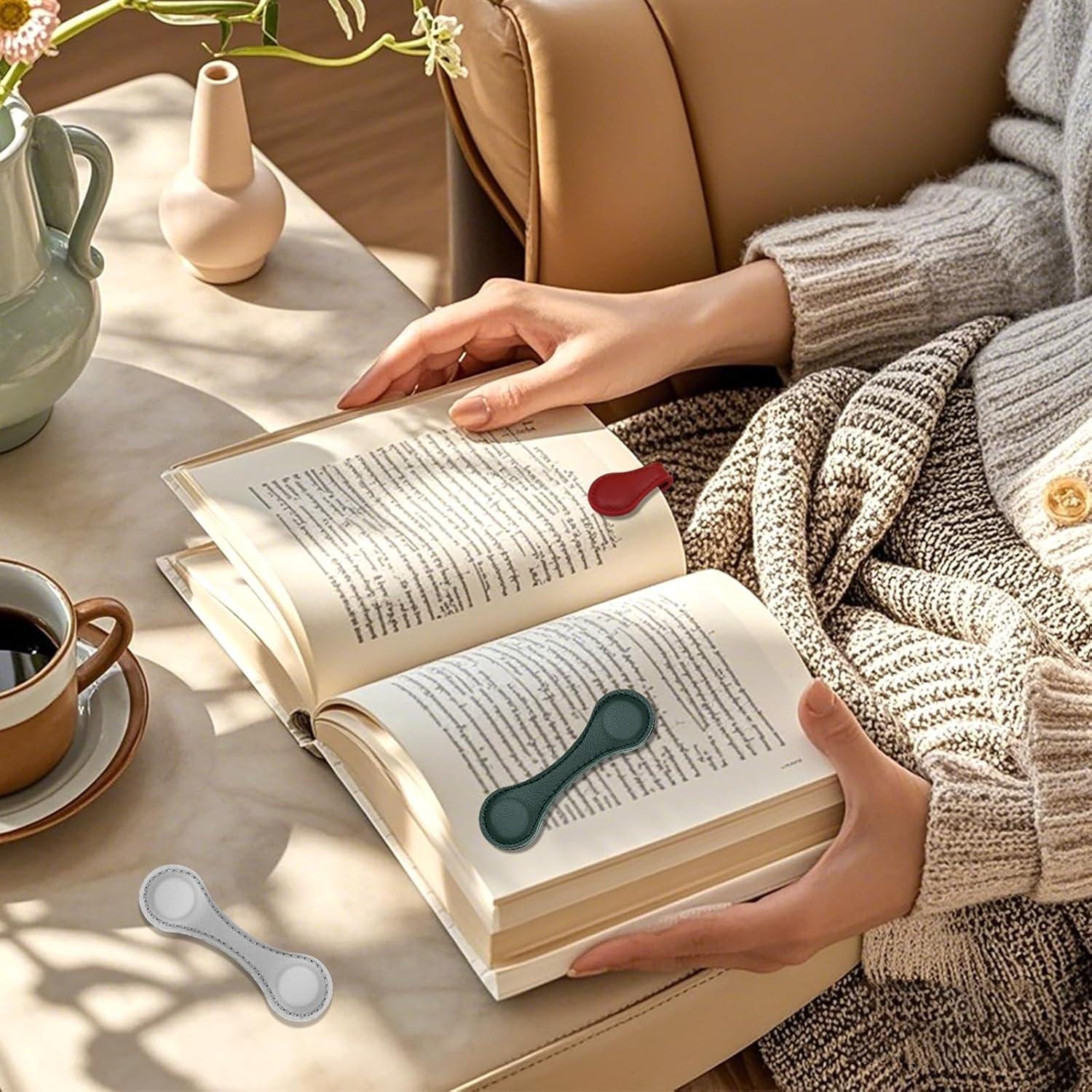 Marcadores Magnéticos de Cuero WONVOC - 4 Colores - 100x30mm