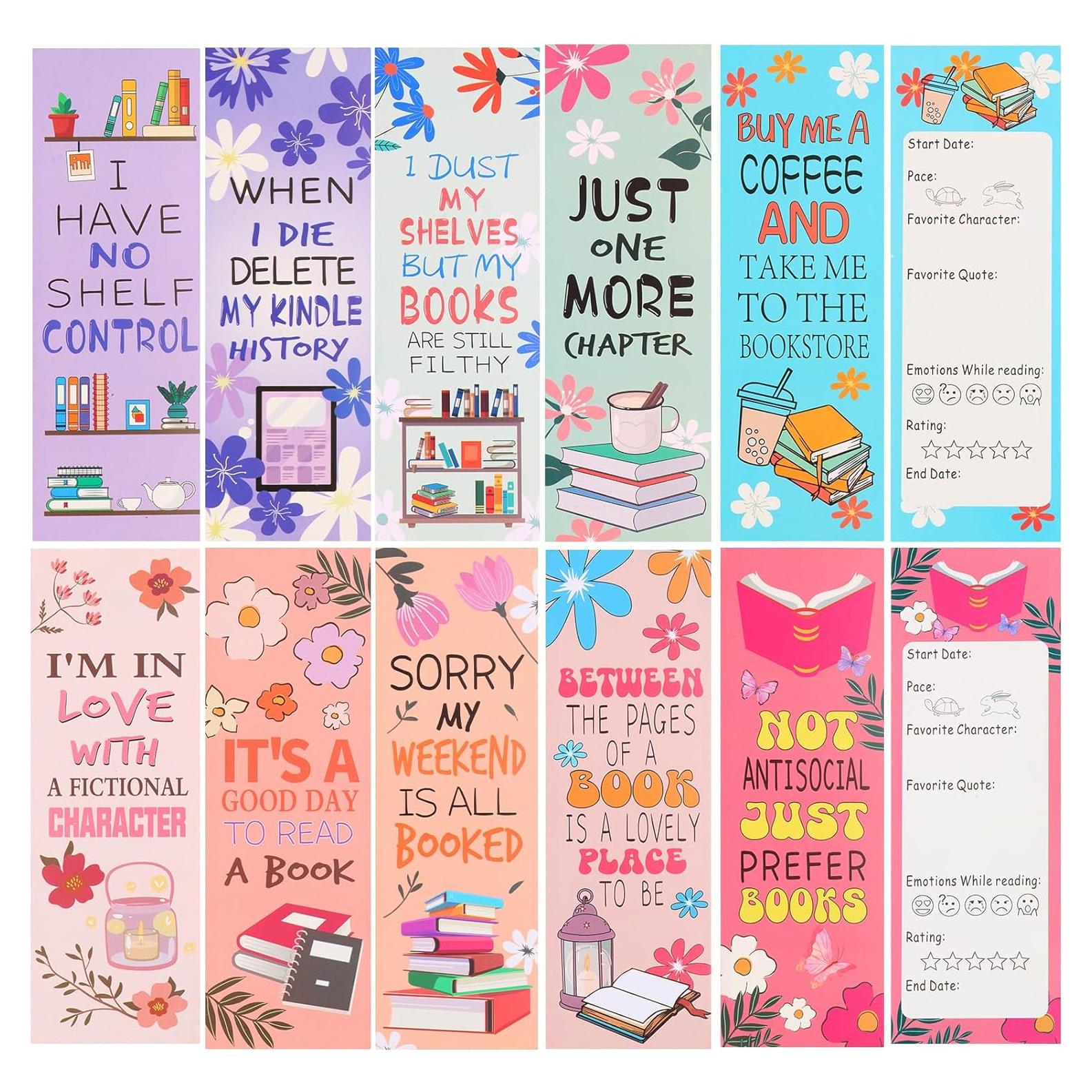 Marcadores de Página LiYiQ 100 Pcs Doble Cara Coloridos