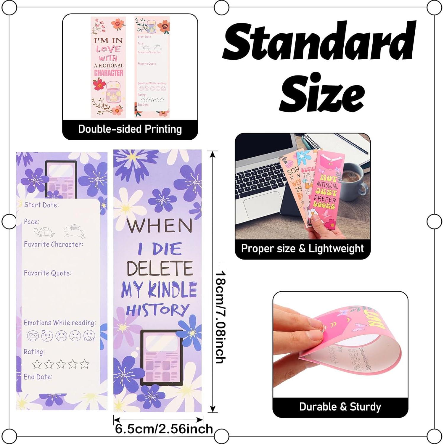 Marcadores de Página LiYiQ 100 Pcs Doble Cara Coloridos