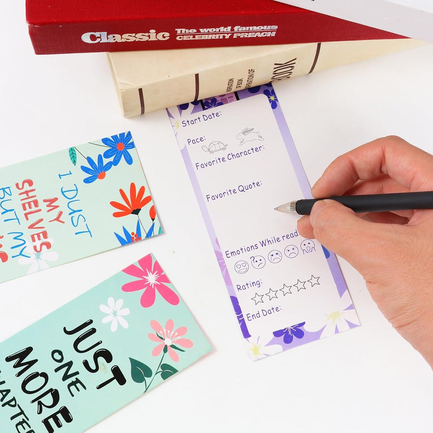 Marcadores de Página LiYiQ 100 Pcs Doble Cara Coloridos