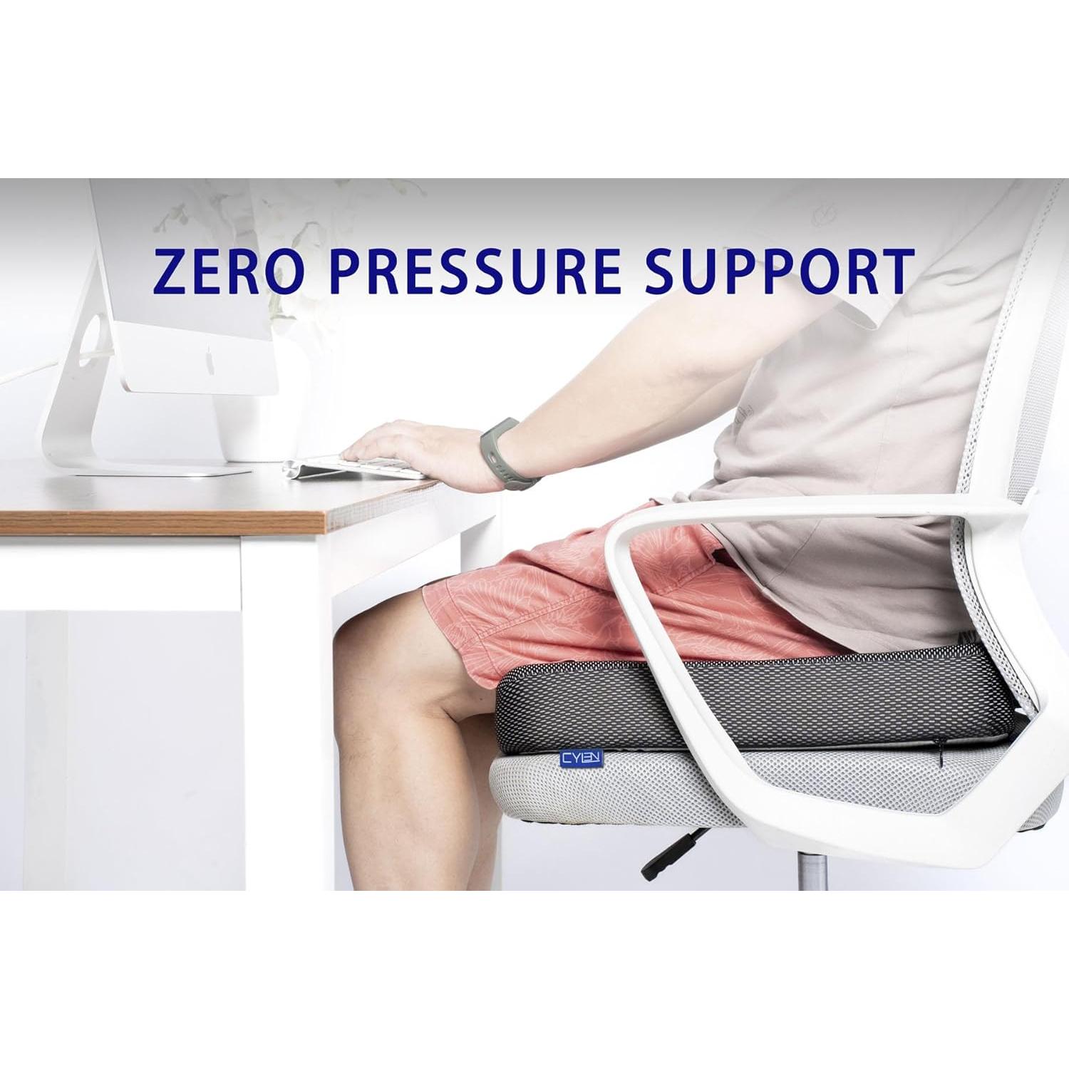 Cojín de Silla de Ruedas CYLEN Espuma Viscoelástica 45.72x43.18cm