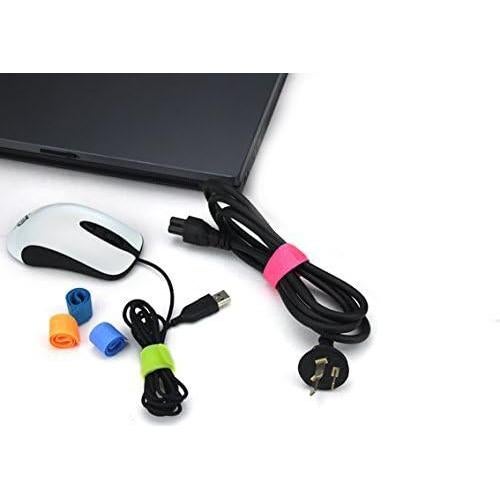 Bridas Reutilizables PASOW 50pcs 7" Multi-color para Cables