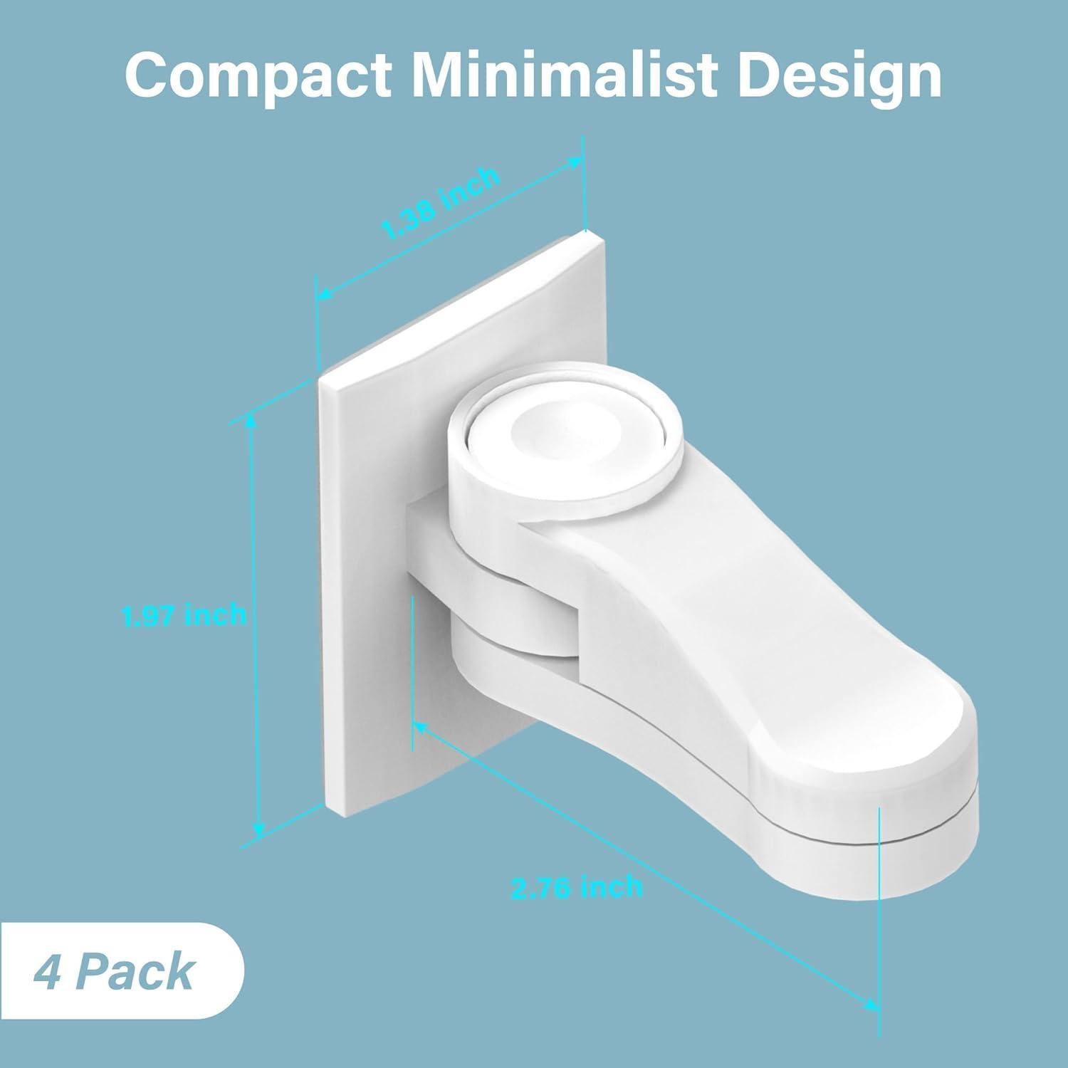 Bloqueo de Palanca de Puerta a Prueba de Niños Tafiti - 4 Piezas