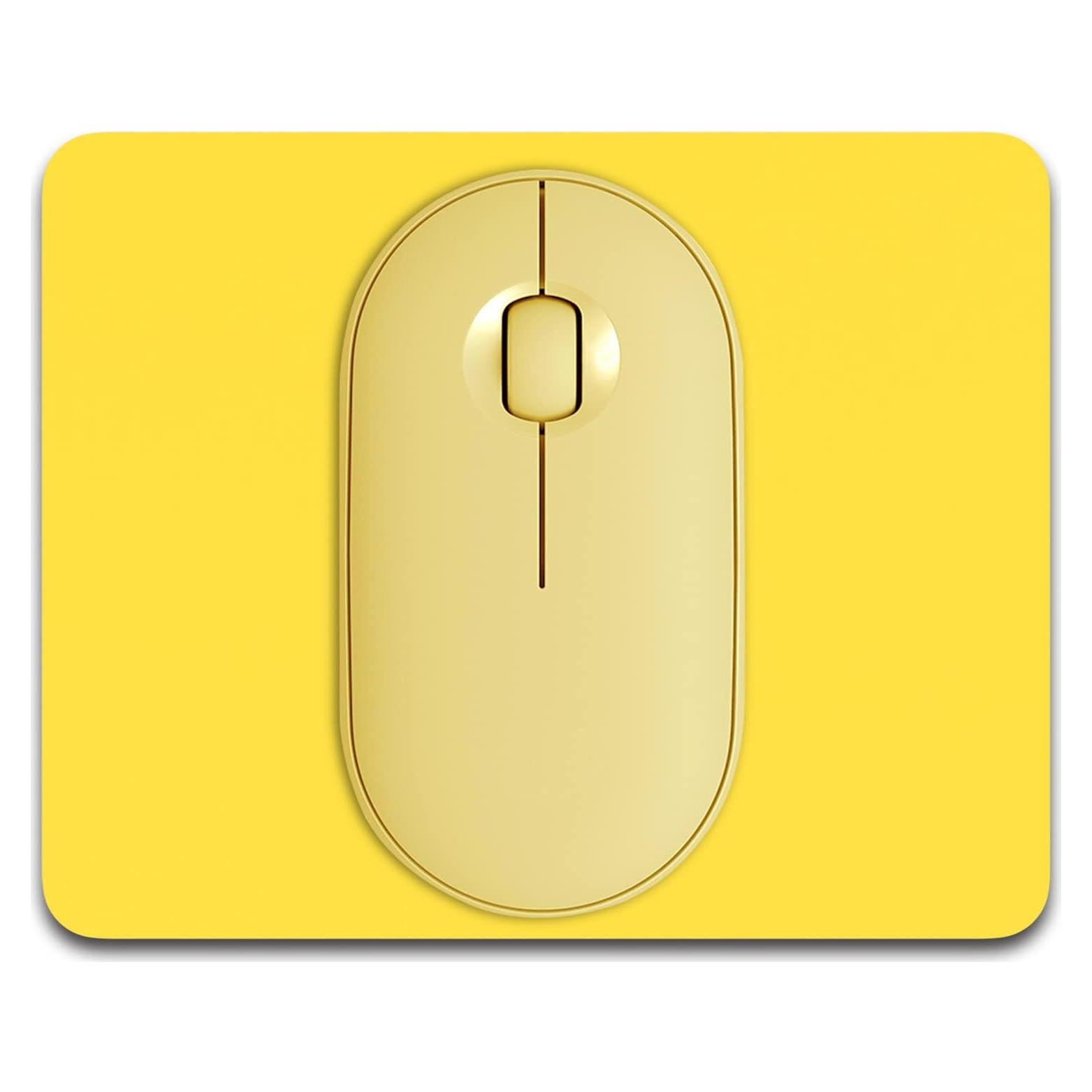 Alfombrilla de Ratón Dapesuom Mini Amarillo 12.7x15.2 cm Antideslizante