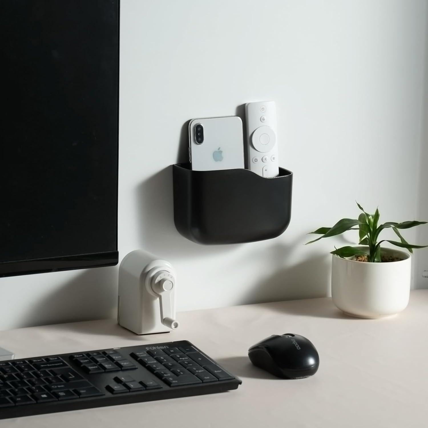 Soporte de Control Remoto Montaje en Pared LINFIDITE Negro