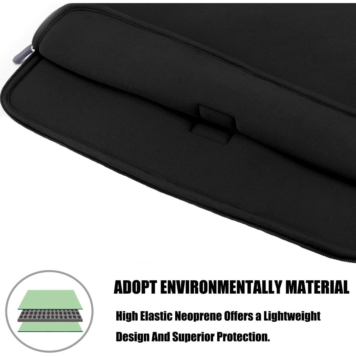 Funda para Laptop Naukay 13-13.3" Negra Delgado y Ligera