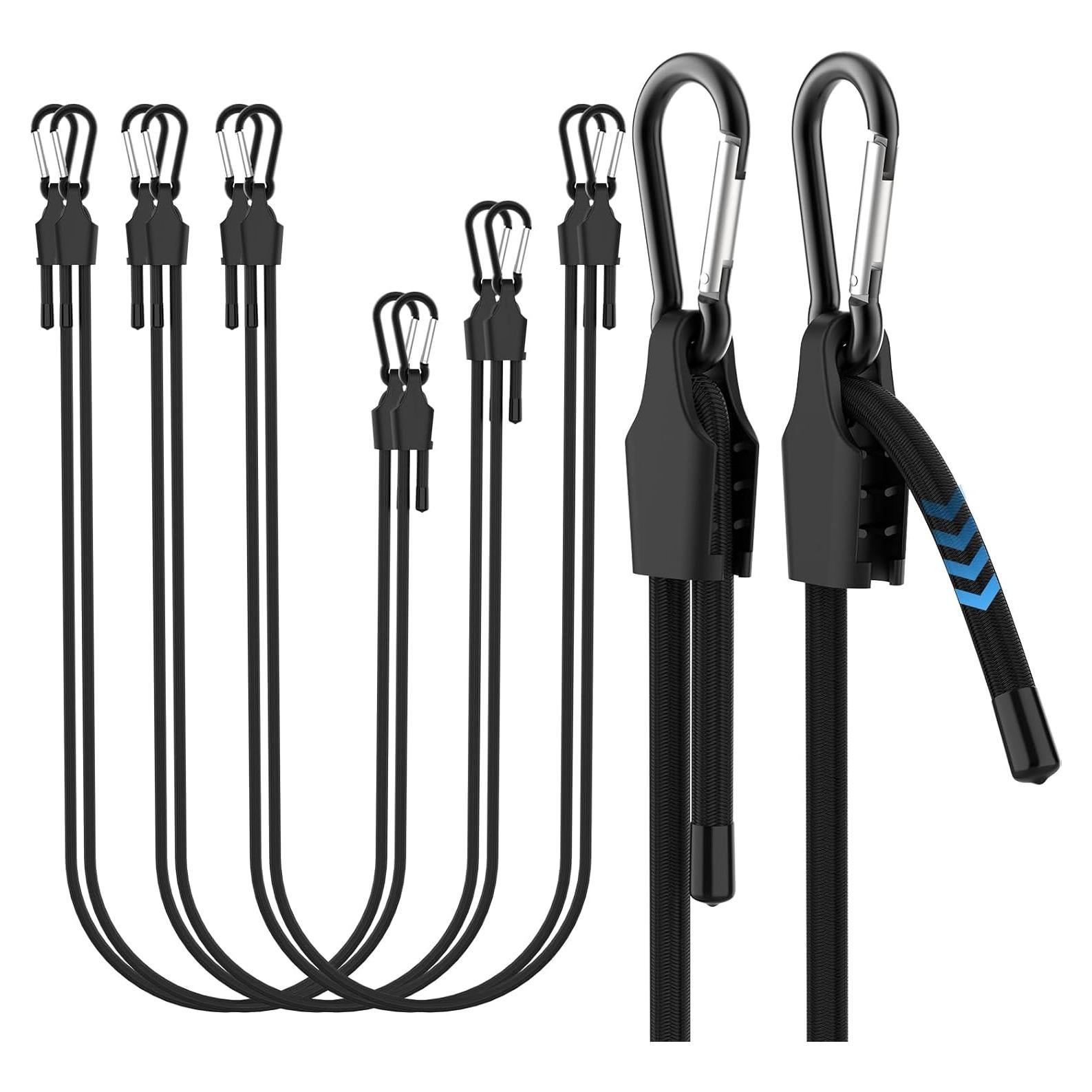 Cuerdas Bungee Ajustables SDTC Tech 6 Piezas 30-90 cm