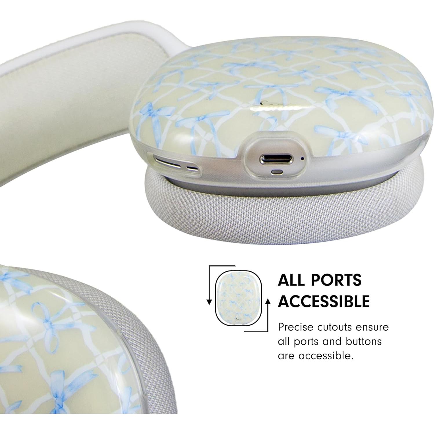 Funda Protectora Sonix para Auriculares AirPods Max - Lazos Azules