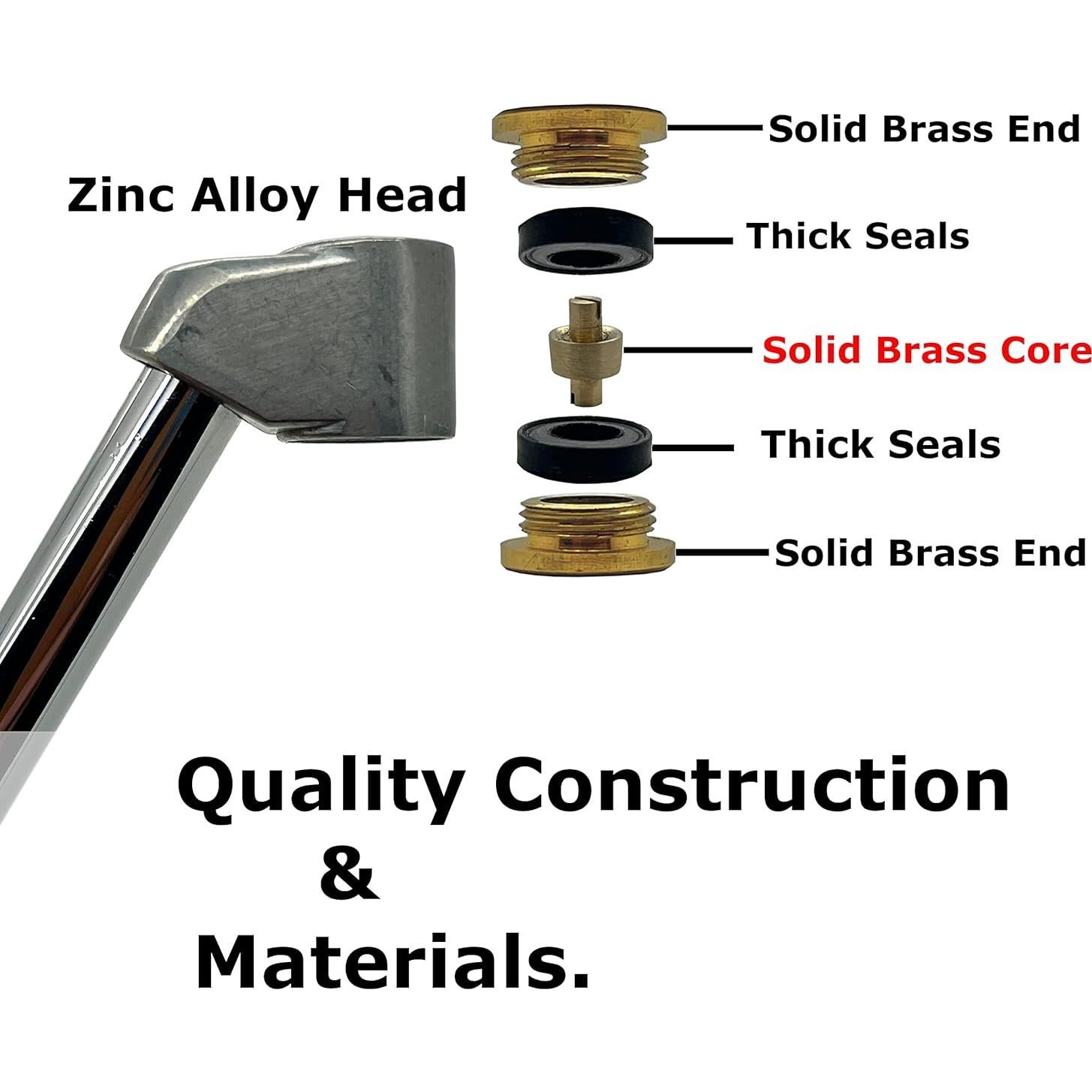 Manómetro de presión neumáticos camiones Jon MFB 10-150 Psi