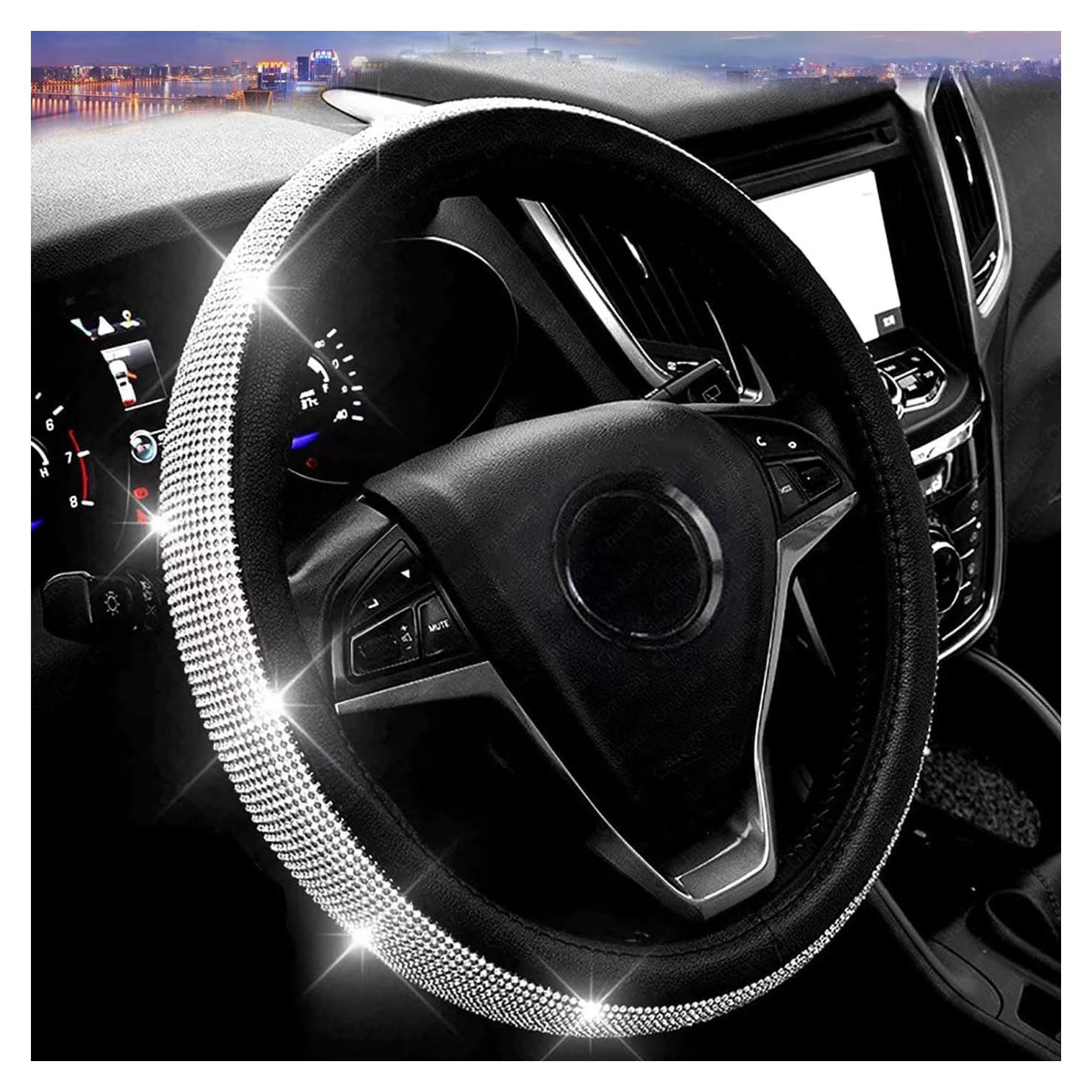 Cubierta de Volante Rosa XIANGDING con Diamantes Brillantes 37-38 cm