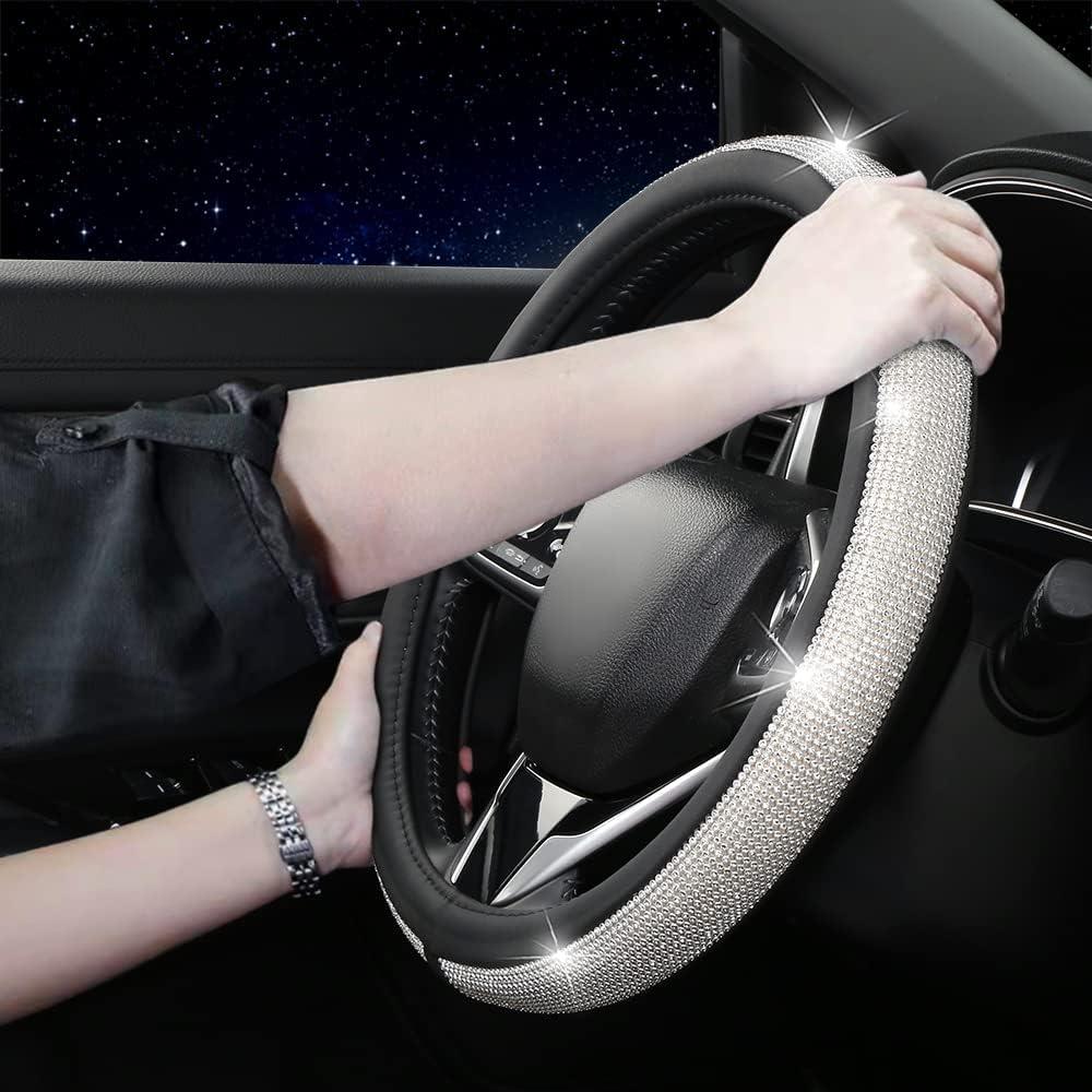 Cubierta de Volante Rosa XIANGDING con Diamantes Brillantes 37-38 cm