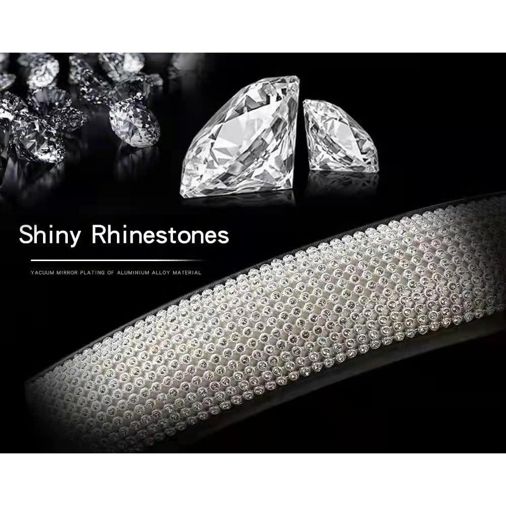 Cubierta de Volante Rosa XIANGDING con Diamantes Brillantes 37-38 cm