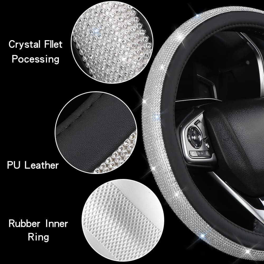 Cubierta de Volante Rosa XIANGDING con Diamantes Brillantes 37-38 cm