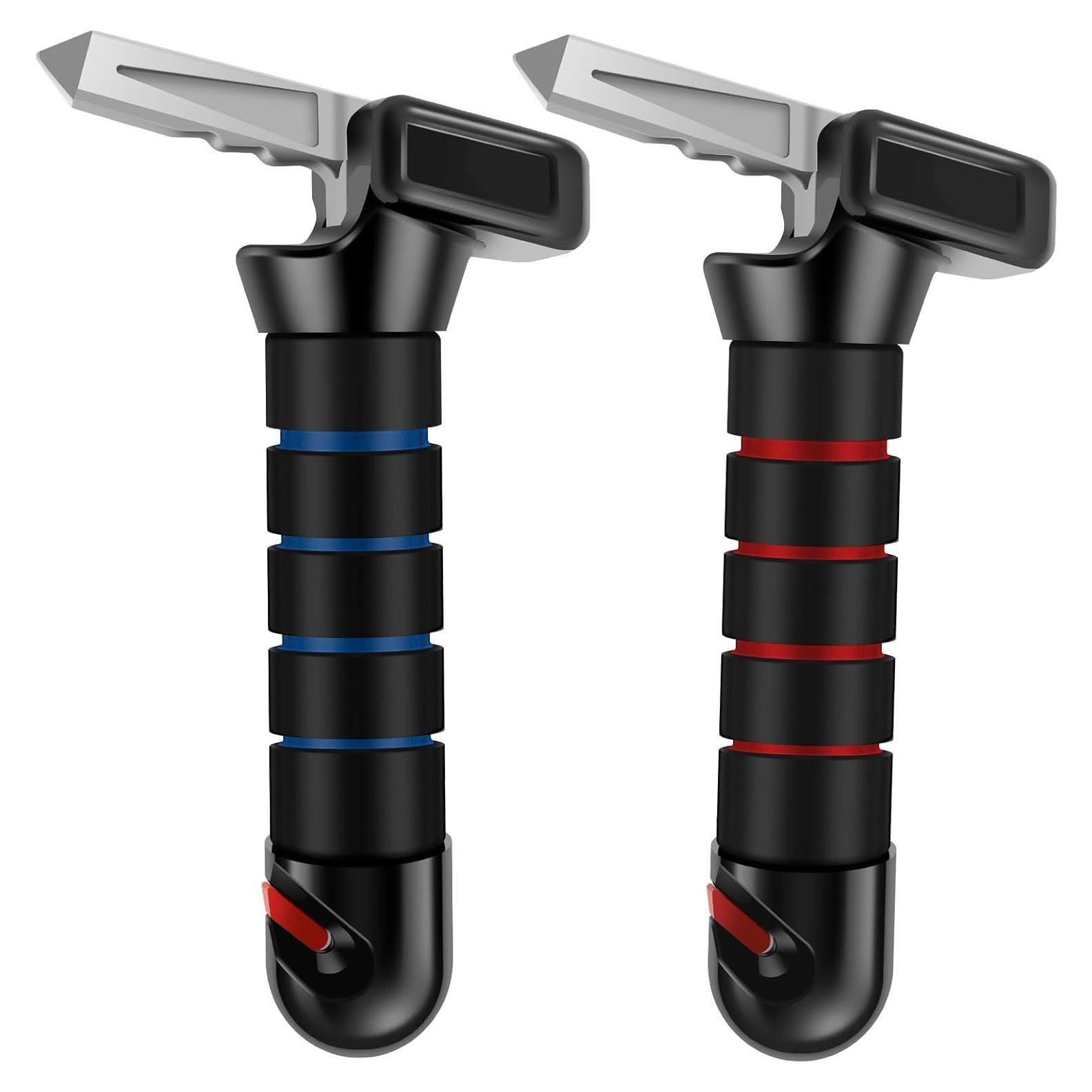 Bastón de Manija de Auto Tcwhniev 2 Pcs Acero Inoxidable