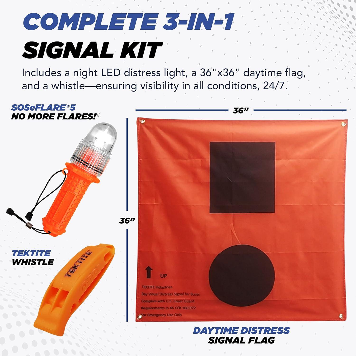 Kit de Señal de Emergencia Electrónica TEKTITE SOSeFlare 5