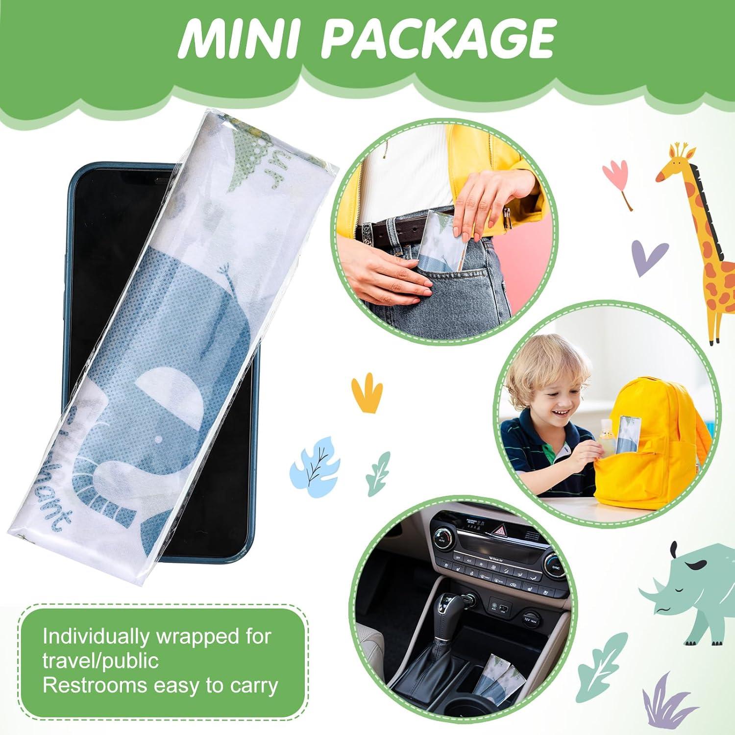 50 Cubiertas de Asiento de Inodoro Desechables Animales 65x62cm