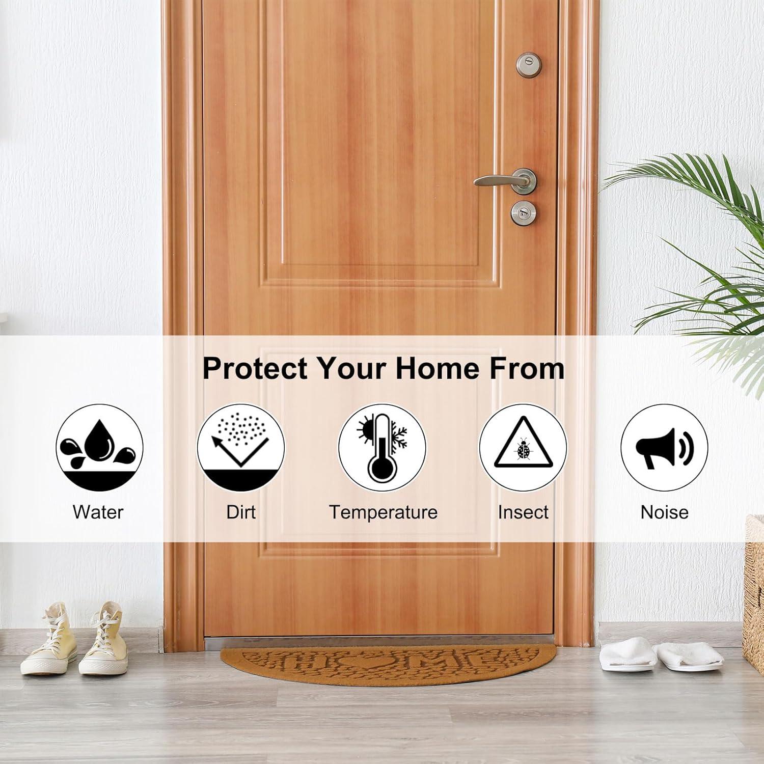 Sello de Aislamiento de Puerta HARFINGTON 8m x 24mm TPE