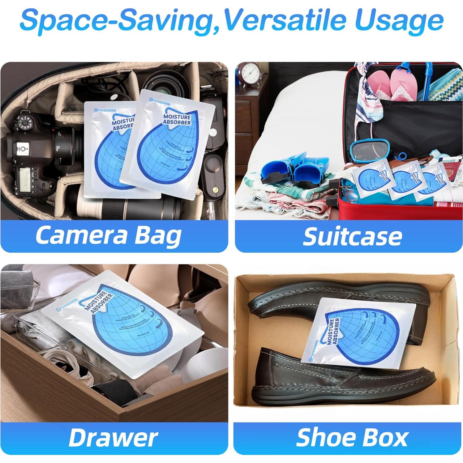 Bolsas Deshumidificadoras Wisesorb 10 Paquetes 100g Efectivas